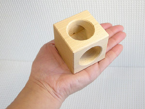 トンネルキューブ｜Mtoysアトリエ（松島洋一）｜木のおもちゃ ポプリの森