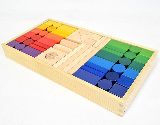 ボリュームたっぷりの６０ピース にじいろつみき