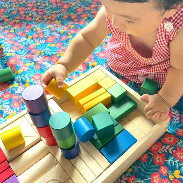 1歳 2歳 3歳 おすすめの積み木 国産