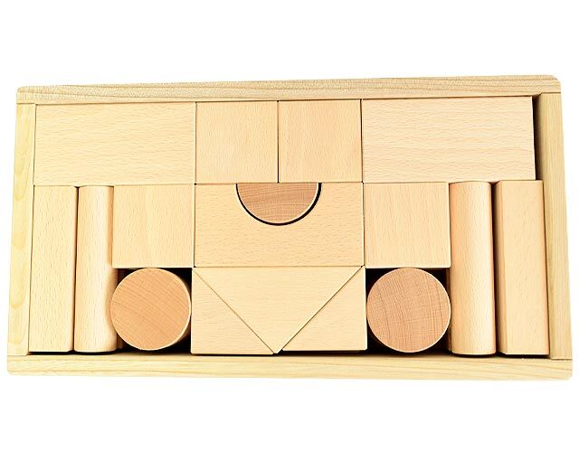 郡上八幡の無地つみ木（無垢）