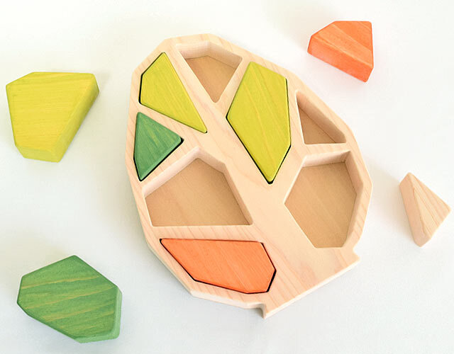 このきなんのき 木をモチーフにした型はめパズル【のこのこーば】｜木
