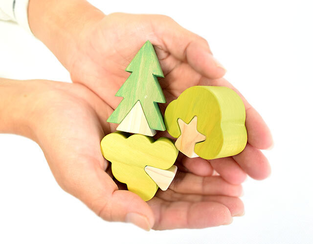 手のひらサイズのミニツリー3個セット