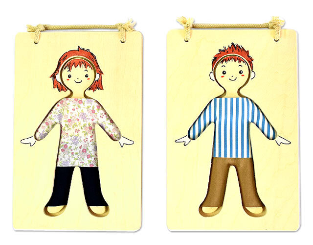 パタンdeおきがえ 着せ替え人形