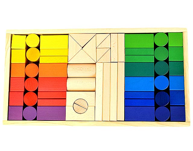 グラデーション積み木 60ピース 近江八幡