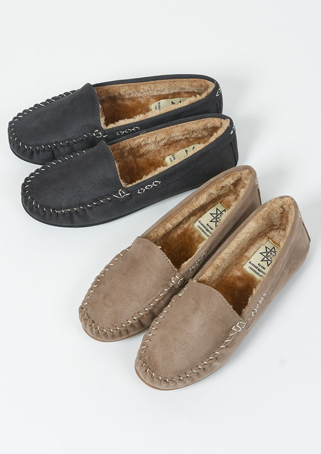 【2025秋冬】【66】中ボアモカシンシューズ【3103-25】【Selection】【S22】