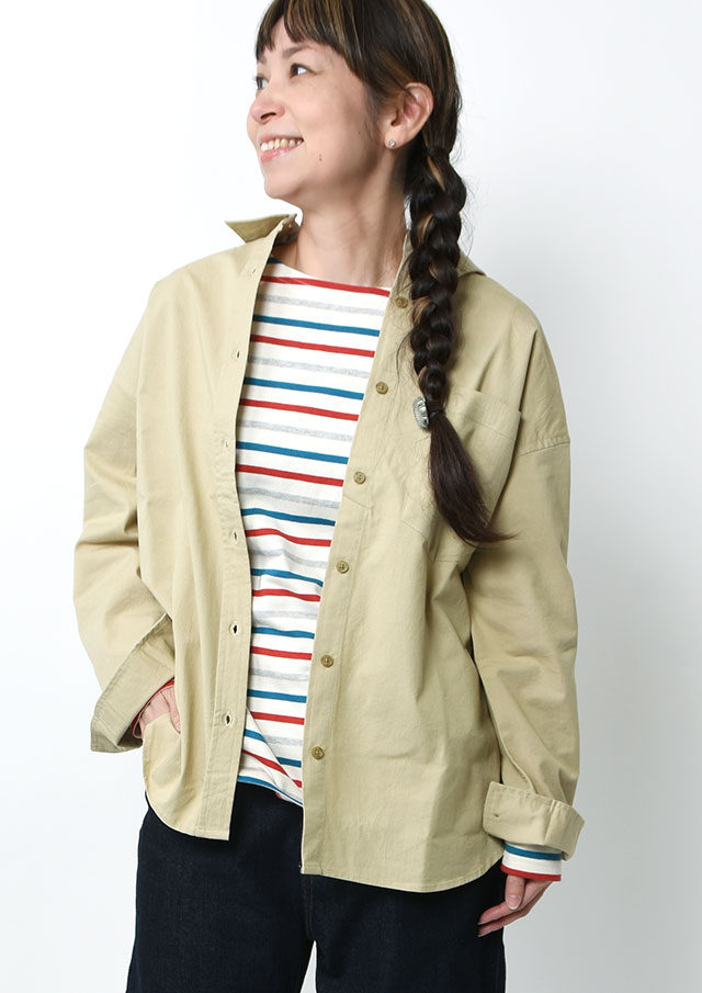 【2025秋冬】【ポートランド】TCストレッチロングブラウス【PL055810】【S21】