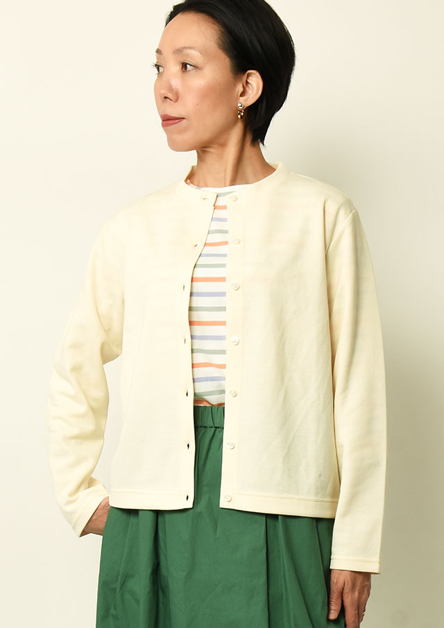 SALE!!【2025春夏】【ポートランド】鹿の子無地カーディガン【PL075312】【S11】