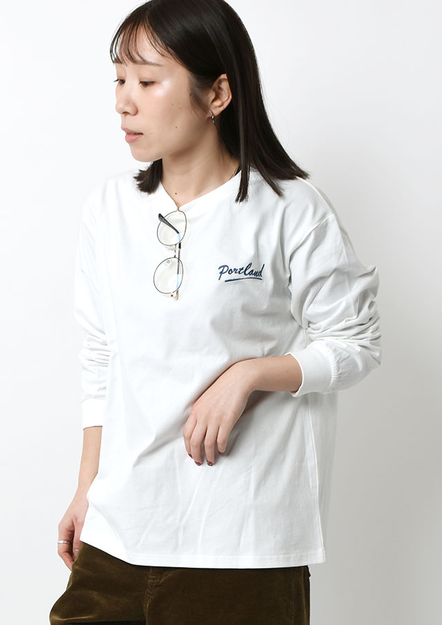 【2025秋冬】【ポートランド】ロゴ刺繍ロンT【PL075825】【S21】
