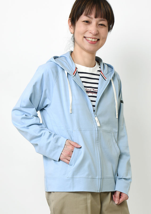【2026春夏】【ポートランド】天竺無地ZIPフーディー【PL076203】【S11】