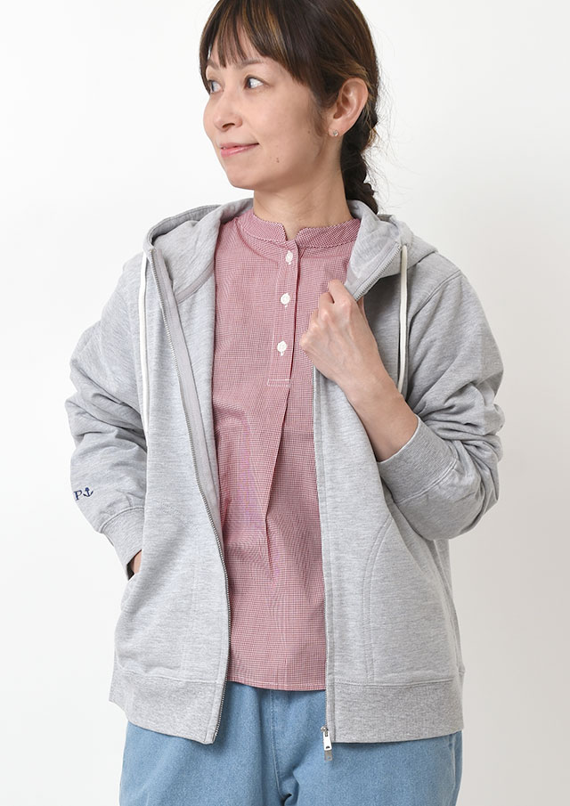 【2026春夏】【ポートランド】ミニ裏毛ZIPフーディー【PL076306】【S11】