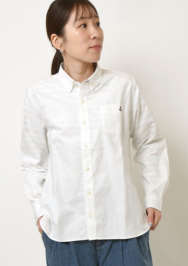 【2025秋冬】【ポートランド】オックスミニボタンダウンシャツ【PL125701】【S21】