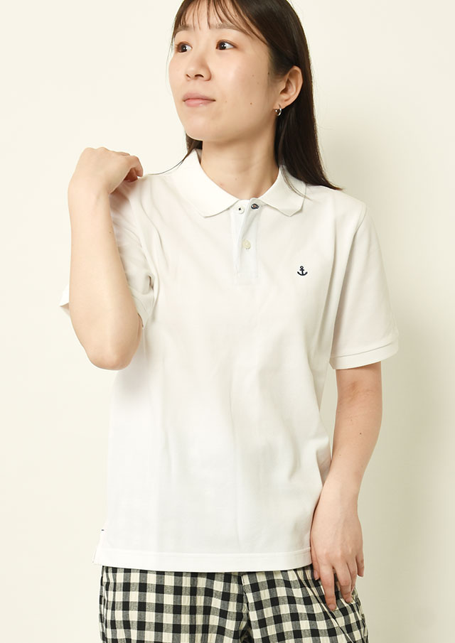 SALE!!【2025春夏】【ポートランド】鹿の子無地ポロ半袖【PL145401A】【S12】