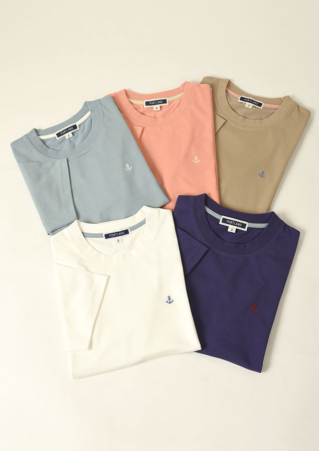 期間限定10%OFF!【2025春夏】【ポートランド】TC吸水速乾_無地クルーネックTシャツ半袖【PL155305A】【S12】
