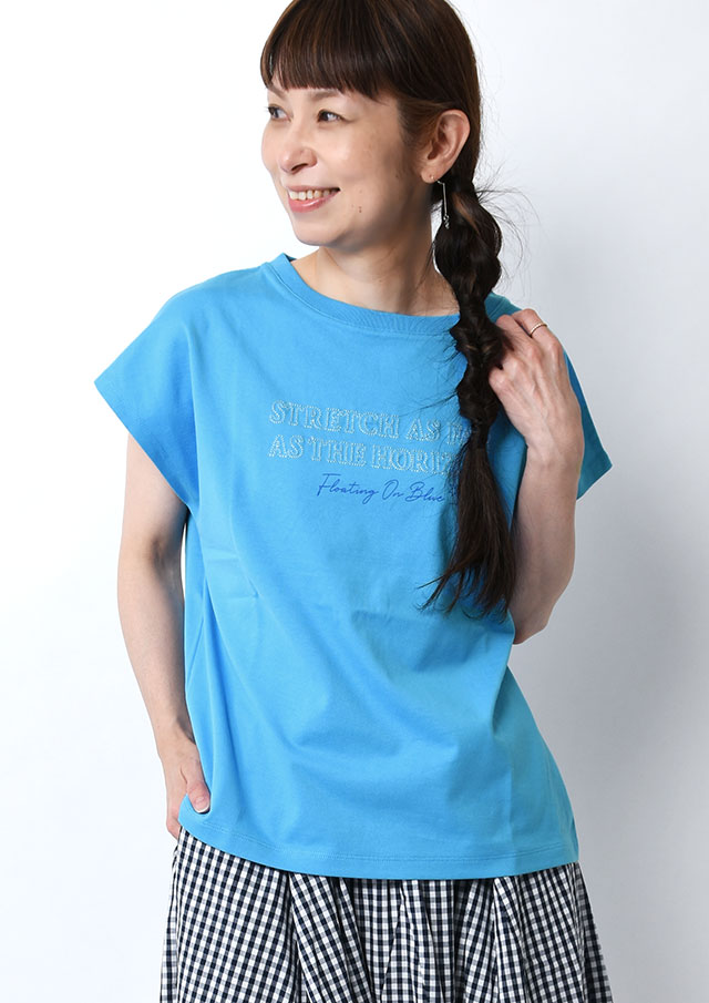 【2026春夏】【ポートランド】フレンチスリーブロゴTシャツ【PL156403】【S12】