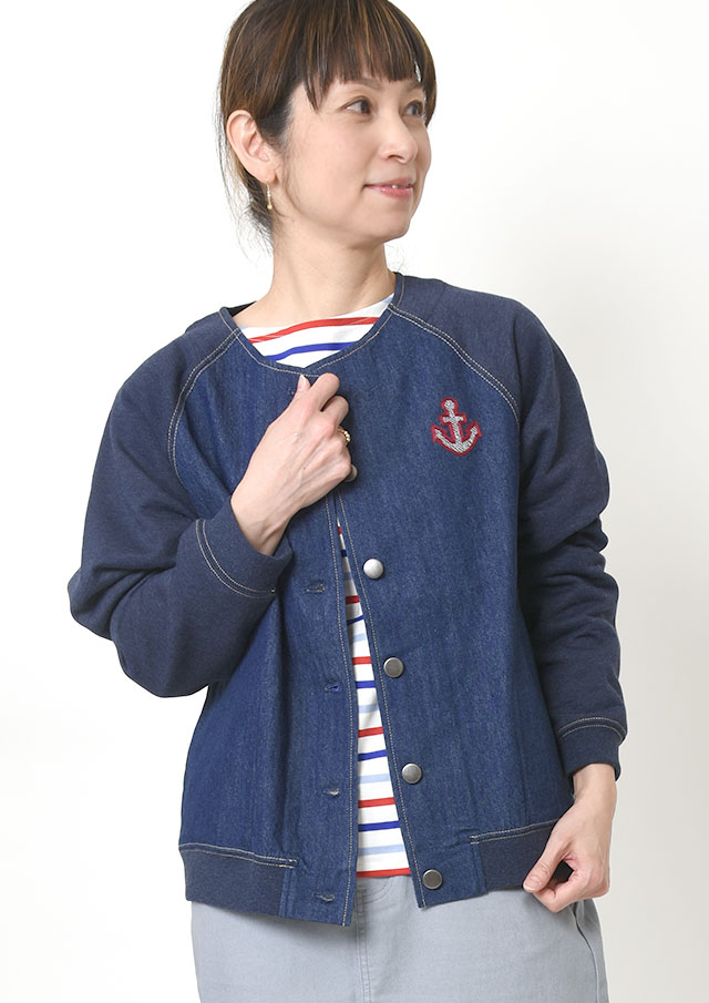 【2026春夏】【ポートランド】カットデニムブルゾン【PL166302】【S11】