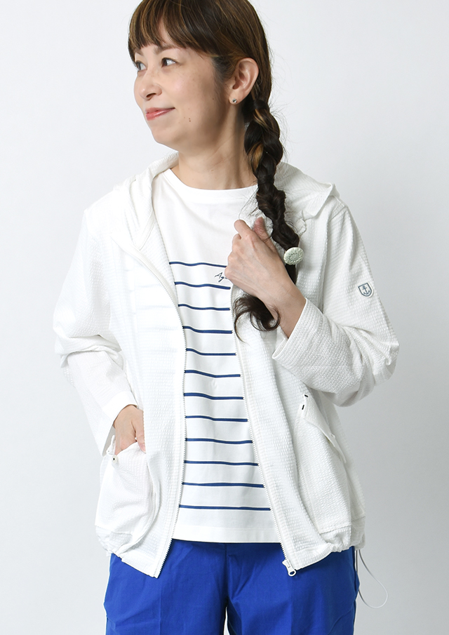 【2026春夏】【ポートランド】ボーダーマリンパーカー【PL166304】【S11】