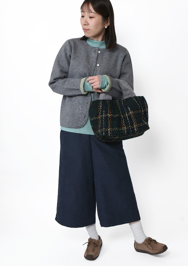 チェック柄ハンドバッグ an meets zakka タータンチェック柄2WAYショルダーミニハンドバッグ