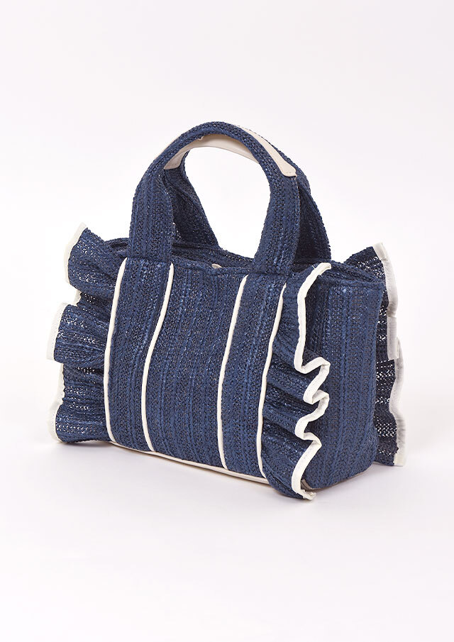 【2026春夏】【66】フリルトートバッグ【2261-162-1】【Selection】【S11】