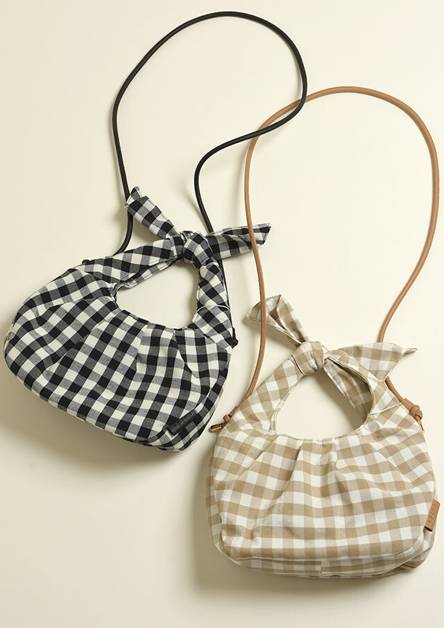 2024春夏】ギンガムチェック2WAYミニトートバッグ【3241-306-1  