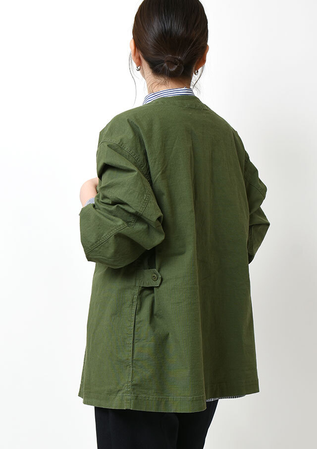 2025秋冬】【ブルーライフ】ノーカラージャケット【B-853110】【S21】