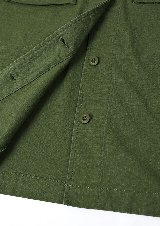 ノーカラーミリタリーブルゾン ノーカラー ショート ジャケット レディース 韓国 ファッション