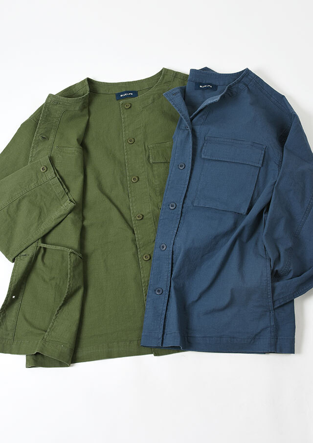 2025秋冬】【ブルーライフ】ノーカラージャケット【B-853110】【S21】