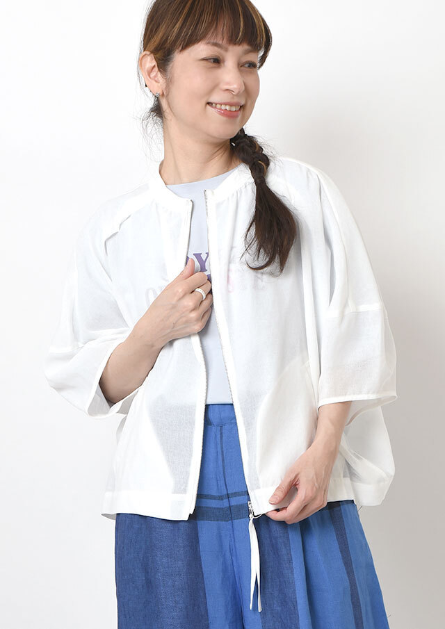 Spick＆Span♦︎シアーナイロンジップブルゾン Spick & Span シアーナイロンジップブルゾン - メルカリ