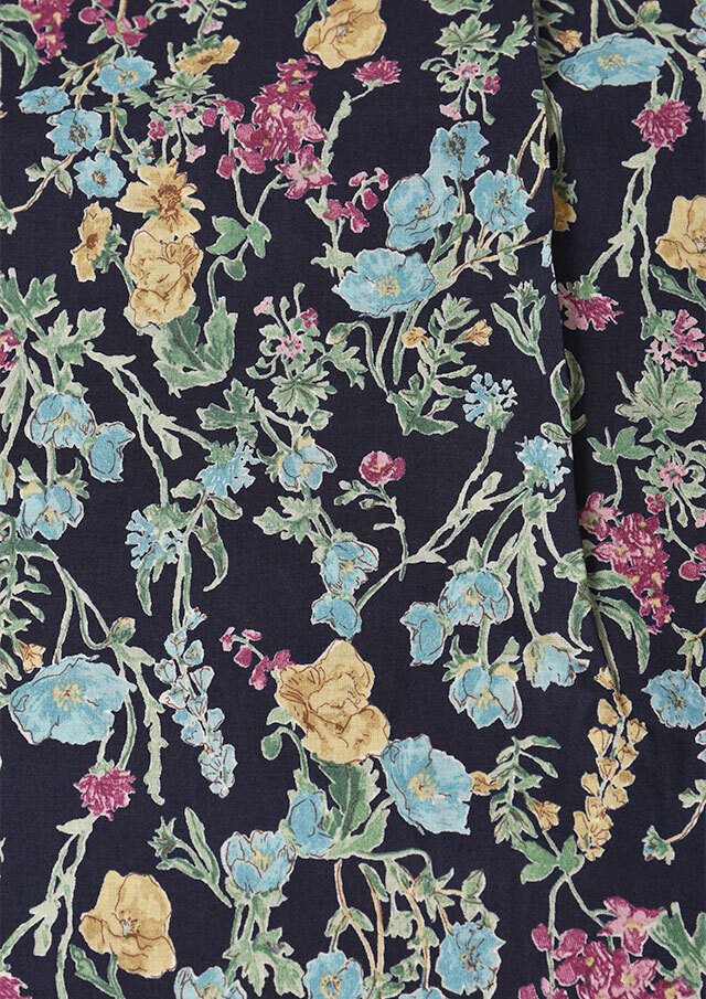 koyu出品 2025春夏】【ブルーライフ】ボタニカルヘンリーネックブラウス七