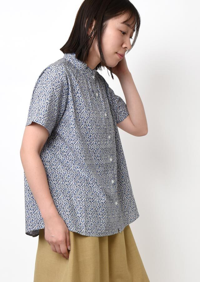 【SALE】PK 小花柄スタンドフリルブラウス(SH2521024)※セール商品の為、送料無料サービス対象外 楽天市場】【SALE】【SALE】PK 小花柄スタンドフリルブラウス