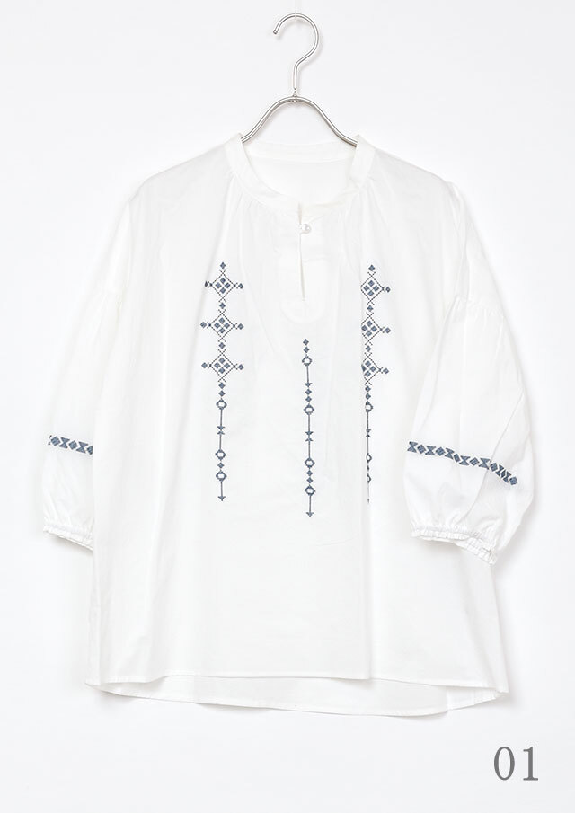 キリ　ピノーレ　刺繍ブラウス PINORE(ピノーレ)｜ブラウス アイテム一覧｜.K online（ドット