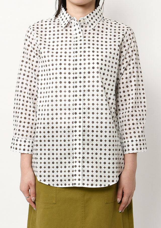 La petite fleur5分袖ブラウス La petite fleur5分袖ブラウス