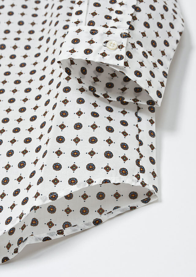 La petite fleur5分袖ブラウス トリアセバックサテンジョーゼット ラッフルブラウス（01-02HK02-205