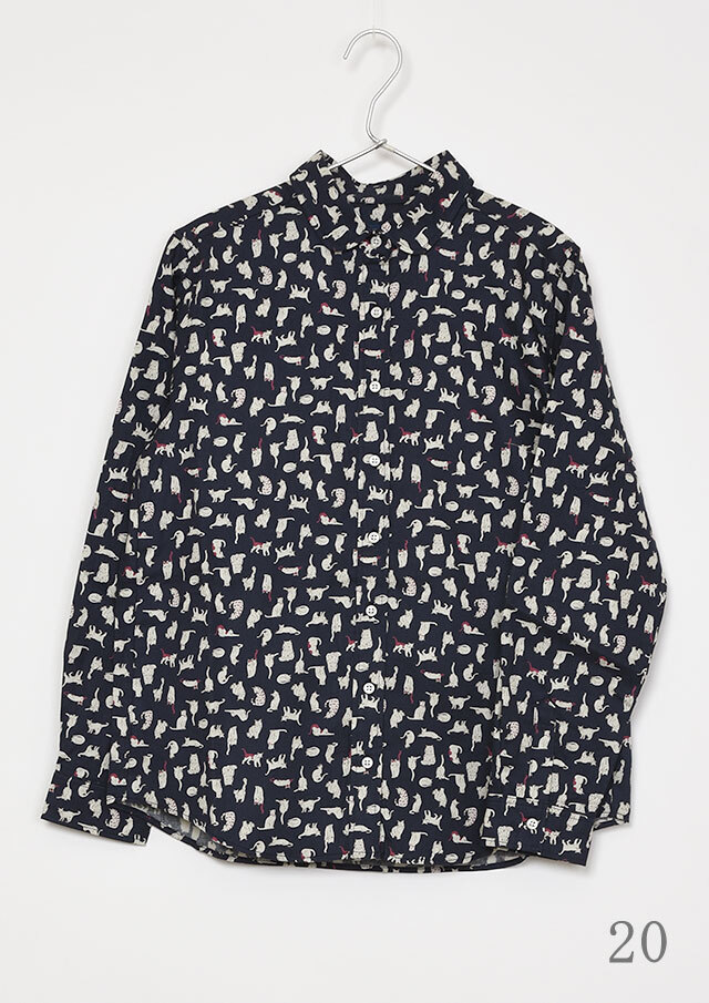 新品　シーバイクロエ　猫柄ブラウス　ブラック　ネコ　シルク 新品シーバイクロエ猫柄ブラウスブラックネコシルク