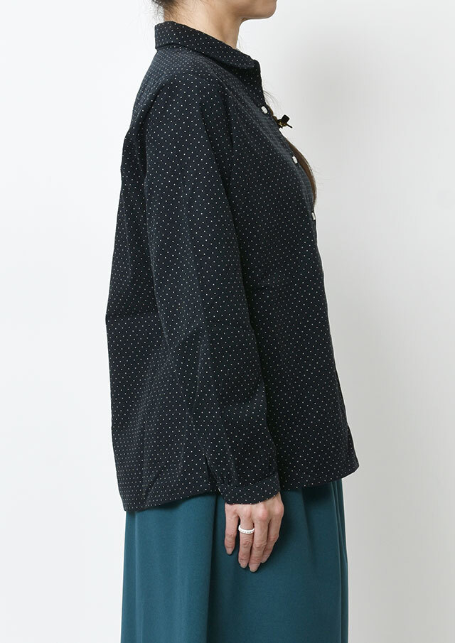 2025秋冬】【ブルーライフ】コーデュロイドットミニラウンドカラー