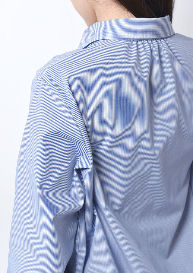 2026春夏】【ブルーライフ】ストライプ_チェック襟ぐりギャザー