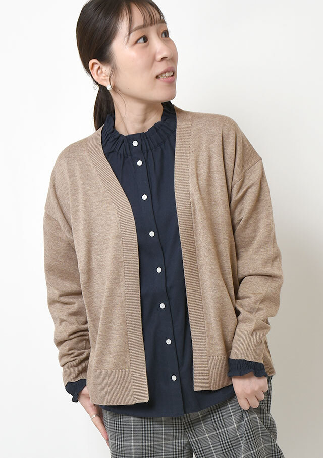 CharmingSale_10%OFF!!【2025秋冬】【ブルーライフ】ウール混カーディガン【BL065604】【S22】