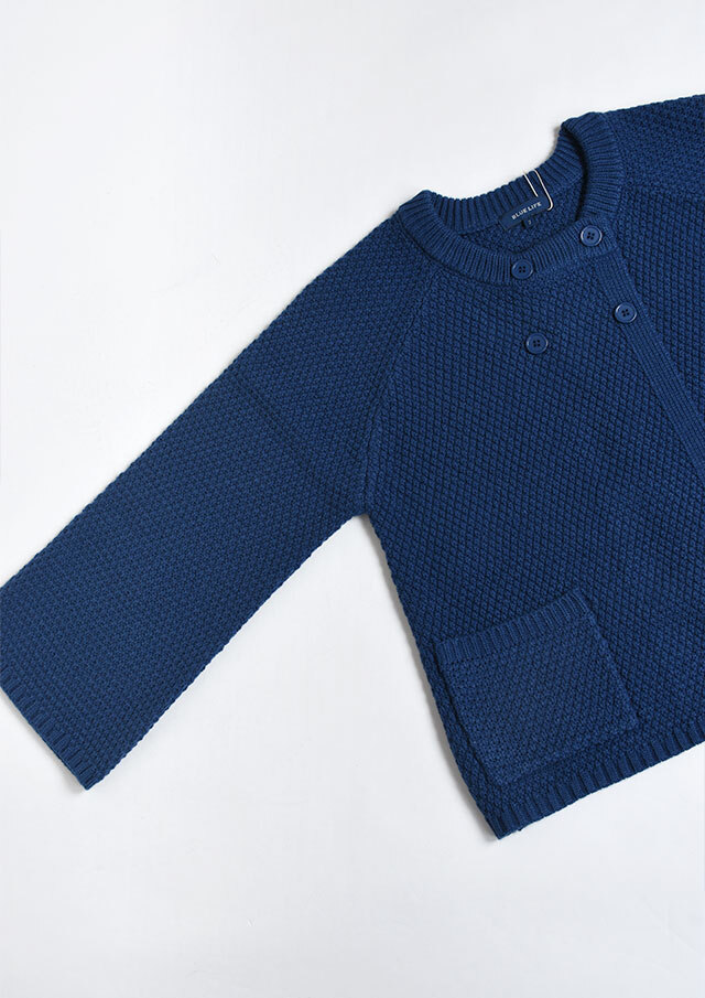 2025秋冬】【ブルーライフ】W前風カーディガン【BL065605】【S22】