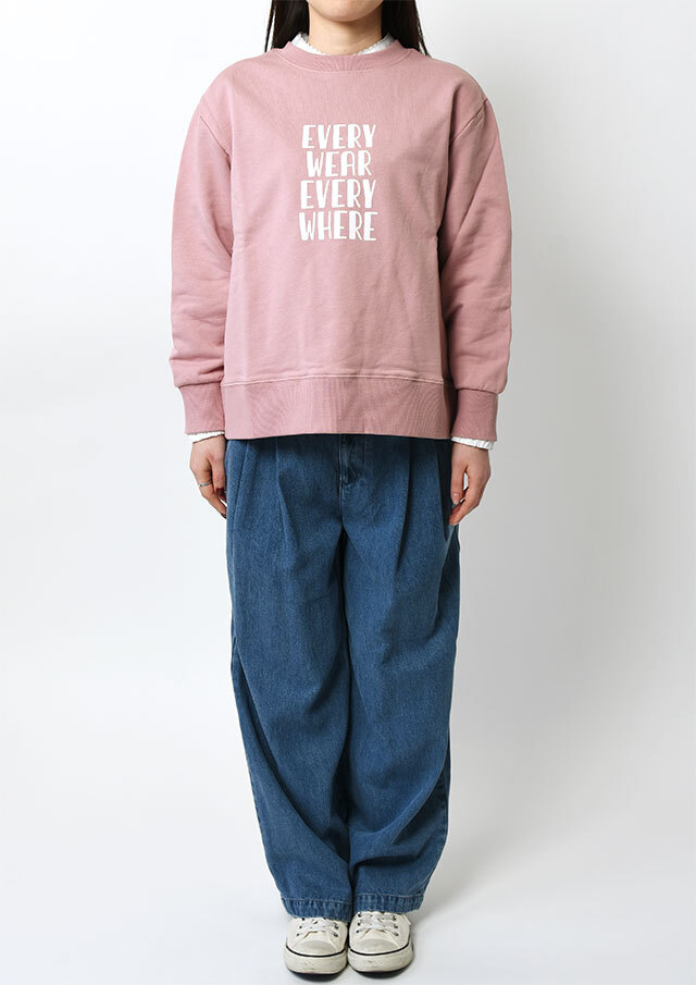 2026春夏】【ブルーライフ】裏毛ロゴプルオーバー【BL076001】【S11】