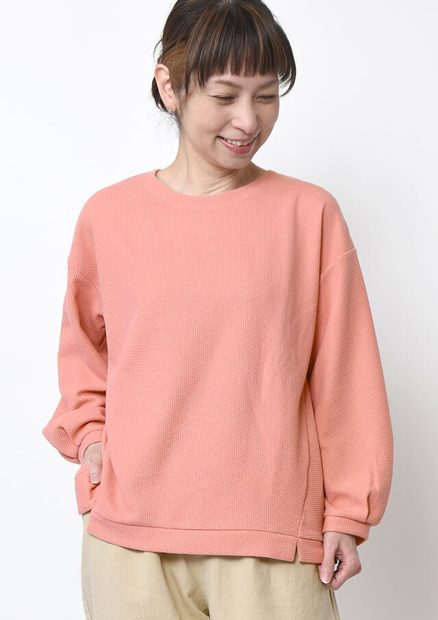 【2026春夏】【ブルーライフ】ワッフル風カットソー【BL076004】【S11】