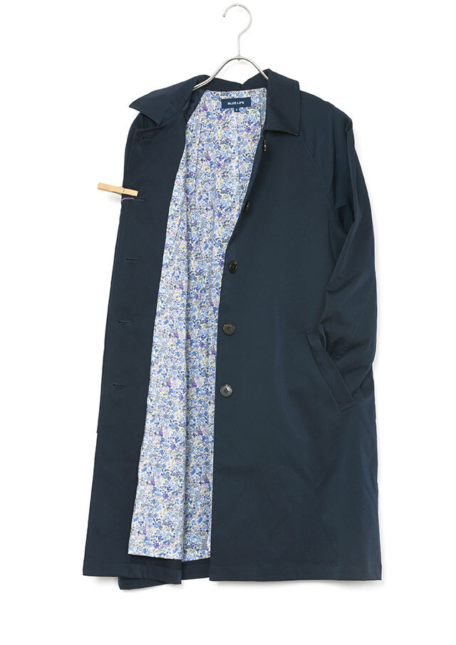 2025秋冬】【ブルーライフ】リバティ使いステンカラーコート【BL115501