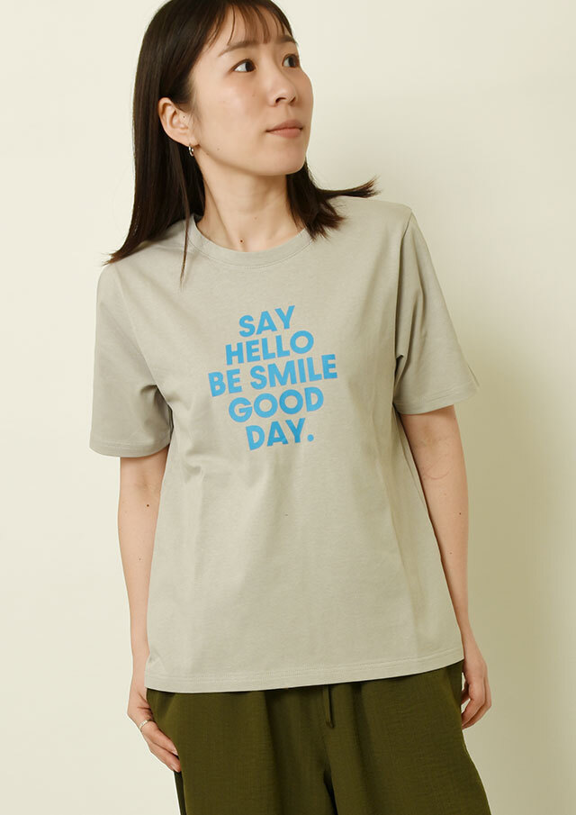 期間限定10%OFF!【2025春夏】【ブルーライフ】ロゴプリントTシャツ【BL155107】【S12】
