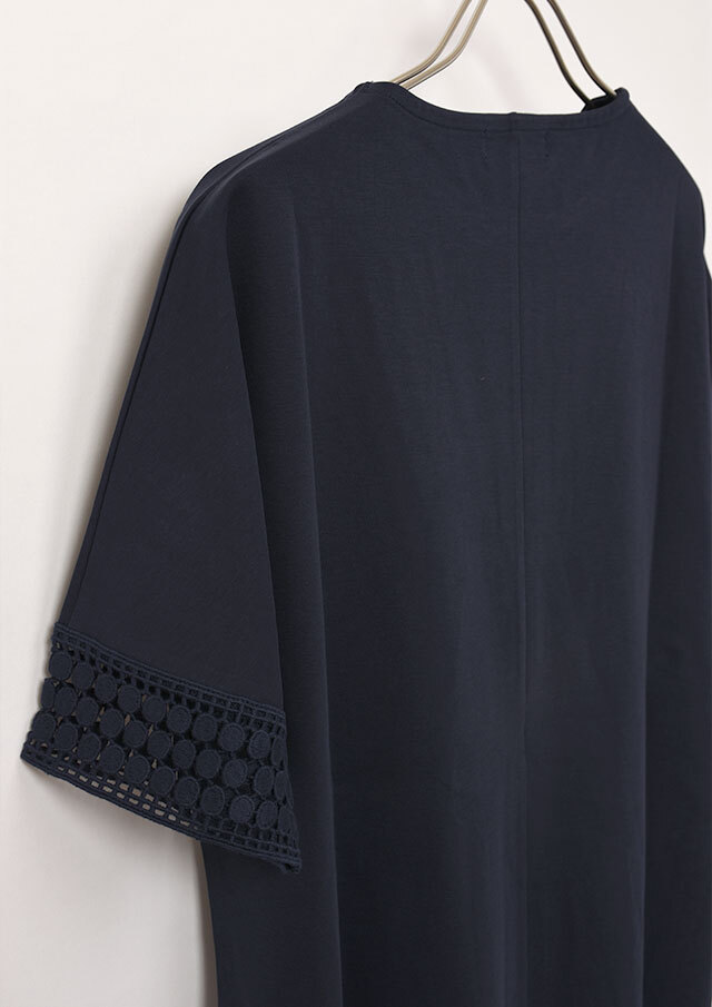 v*i様 h.Naoto Blood 黒の長袖カットソー レース付き カットソー レディース 長袖 トップス 花柄 レース 大きいサイズ