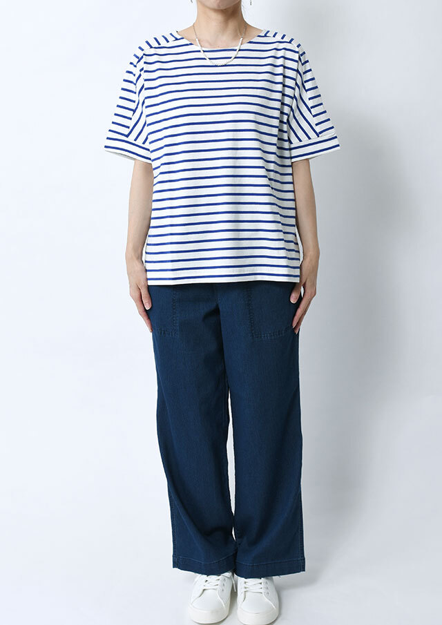 バルマンオム11AW ボーダーカットソー S ネイビー　デカルナン期アーカイブ 2026春夏】【ブルーライフ】ボーダーカットソー【BL156105】【S12】