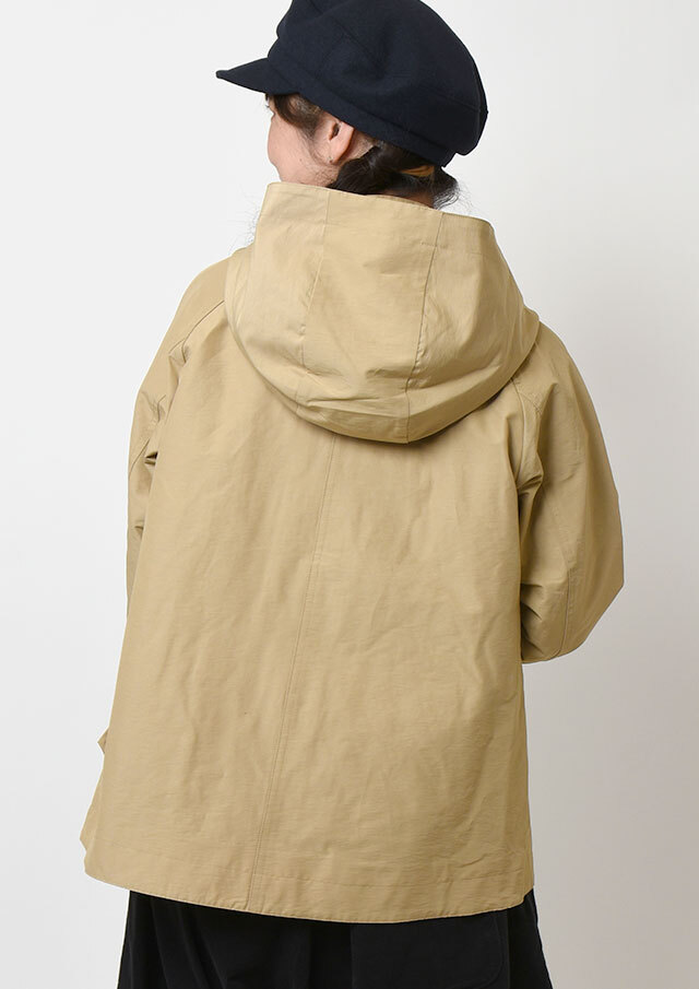 2025秋冬】【ブルーライフ】グログランフード着脱ブルゾン