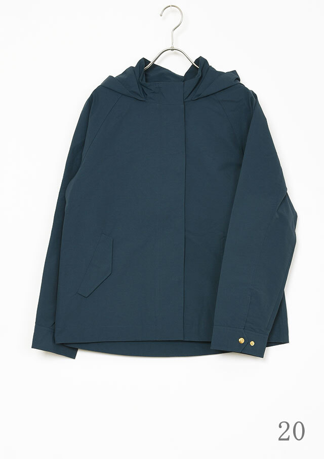 2025秋冬】【ブルーライフ】グログランフード着脱ブルゾン