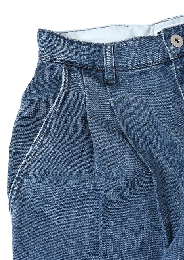 2025秋冬】【ポートランド】デニムタックトラウザー【P-910161