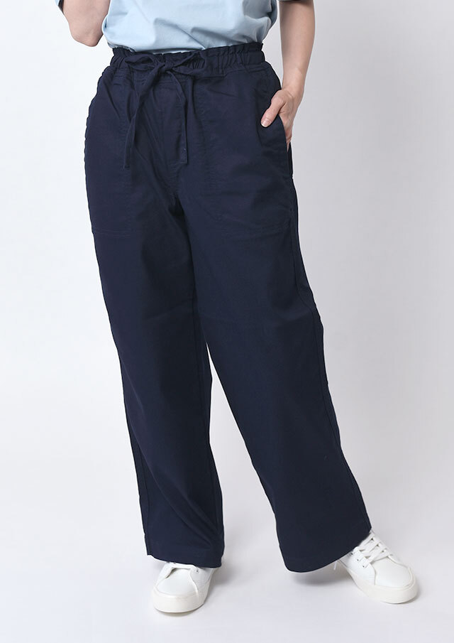 pois ポワ　splash pants ネイビー　S スプラッシュパンツ 2026春夏】【ポートランド】メッシュカラーパンツ【P-910184】【S12】