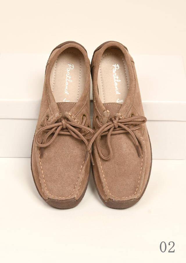 2025秋冬】【ポートランド】スエードモカシンシューズ【P606005KD】【S21】