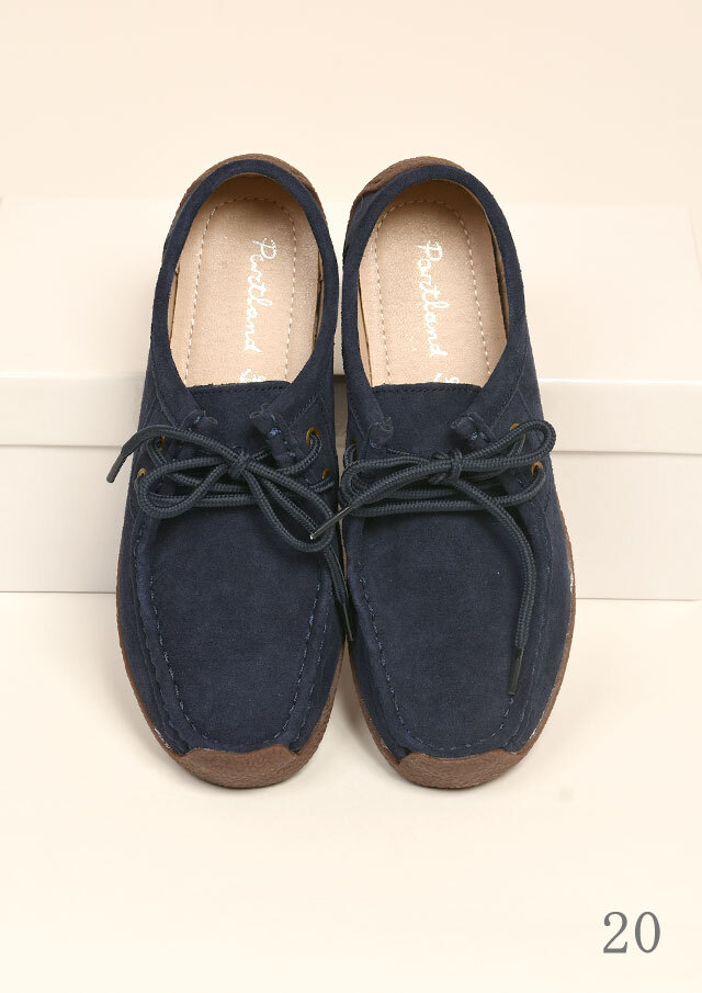 2025秋冬】【ポートランド】スエードモカシンシューズ【P606005KD】【S21】