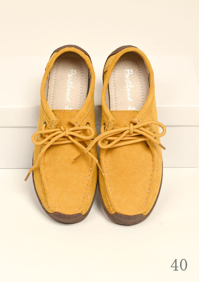 2025秋冬】【ポートランド】スエードモカシンシューズ【P606005KD】【S21】